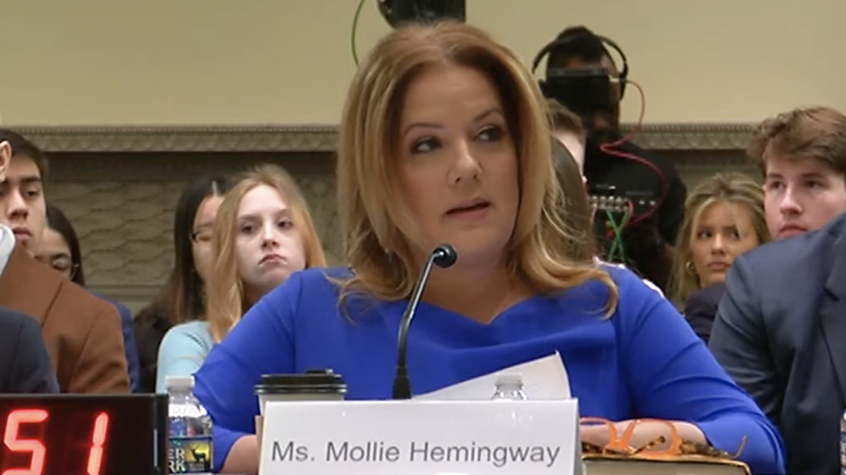 Mollie Hemingway testifies to House Administration Committee