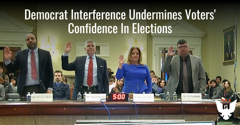 Democrat Interference Undermines Voters' Confidence In Elections - Vimarsana News