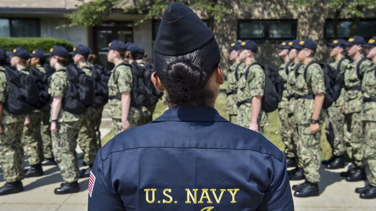 Navy recruits
