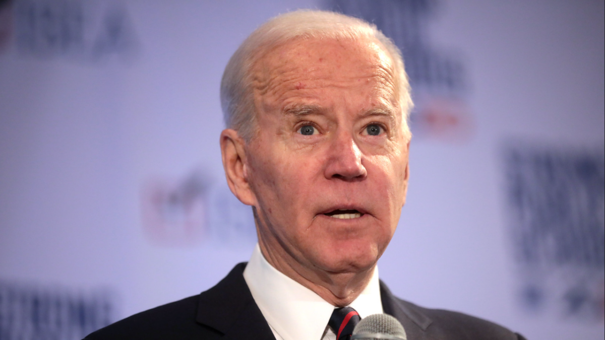 Joe Biden looks surprised
