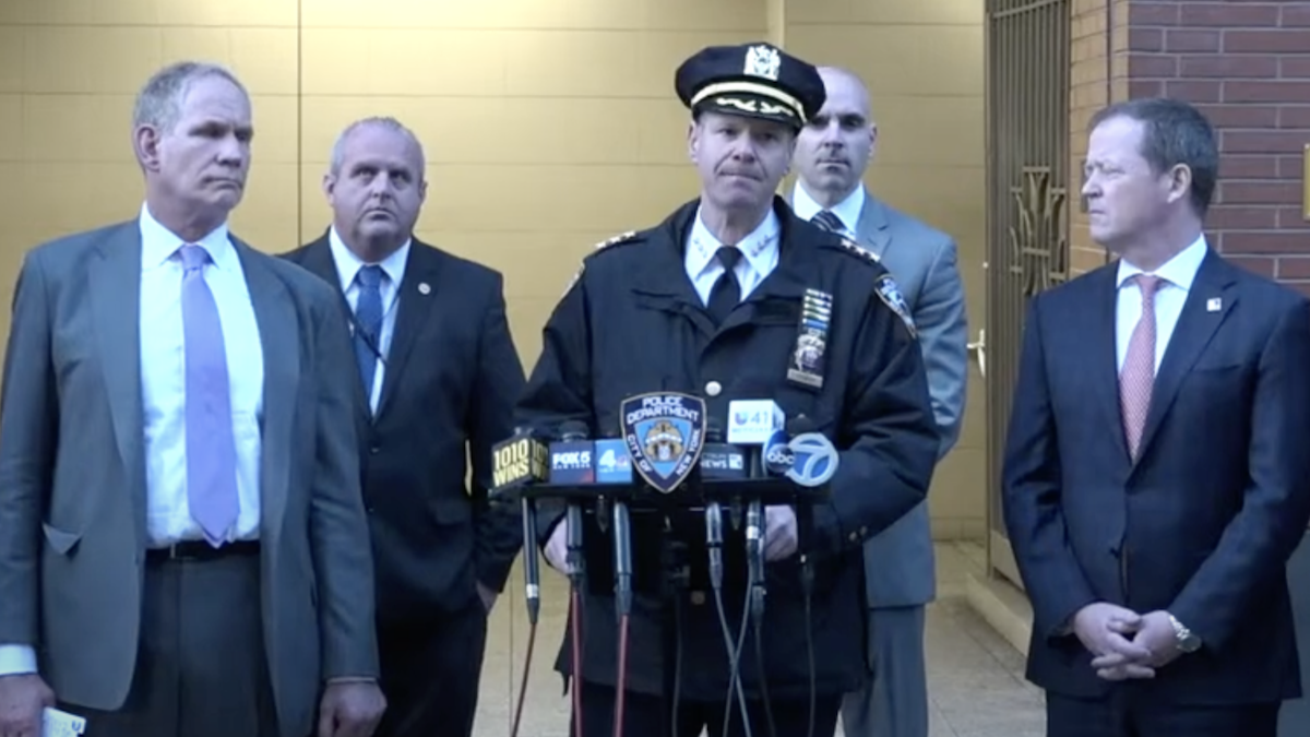 press conference after NYC subway shooting