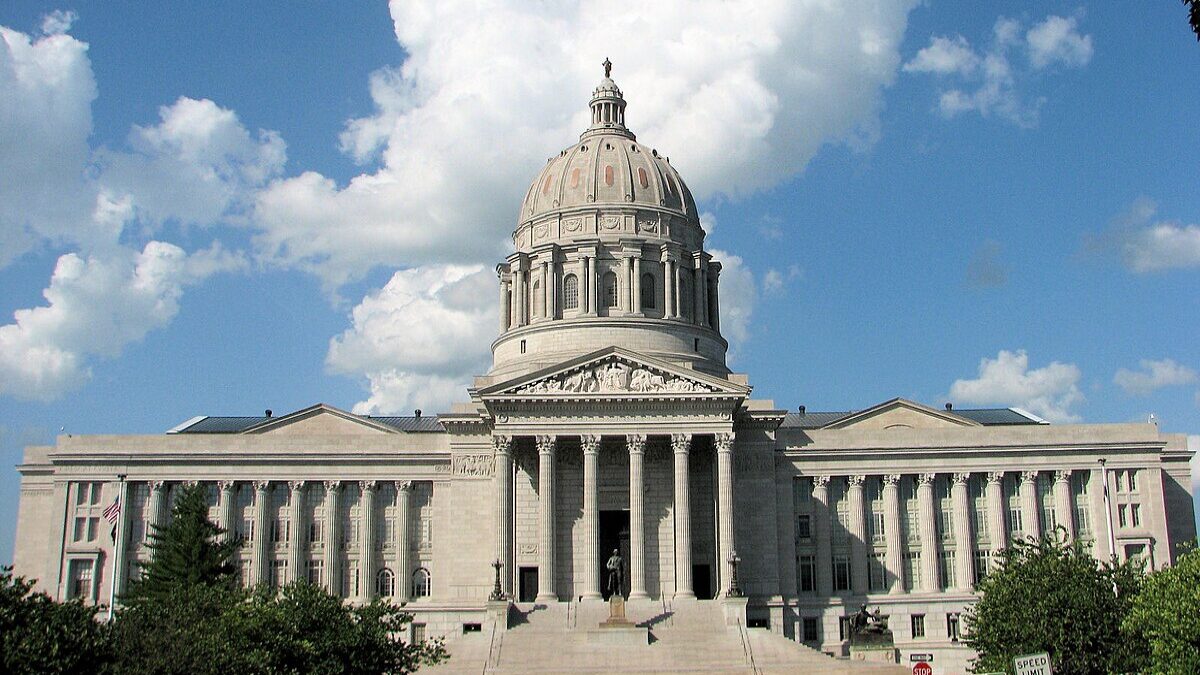 Missouri state capitol building.