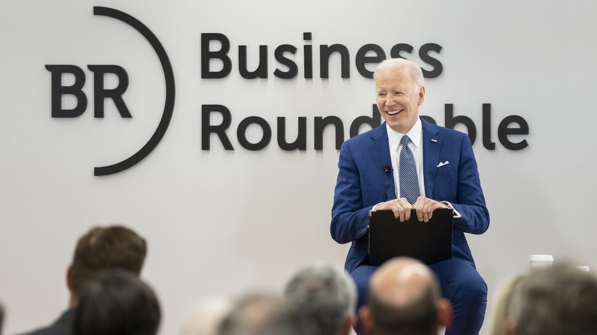 Biden speaks at Business Roundtable