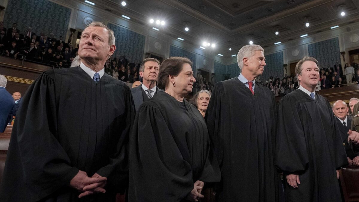 SCOTUS justices at SOTU: Roberts, Sotomayor, Gorsuch, Kavanaugh