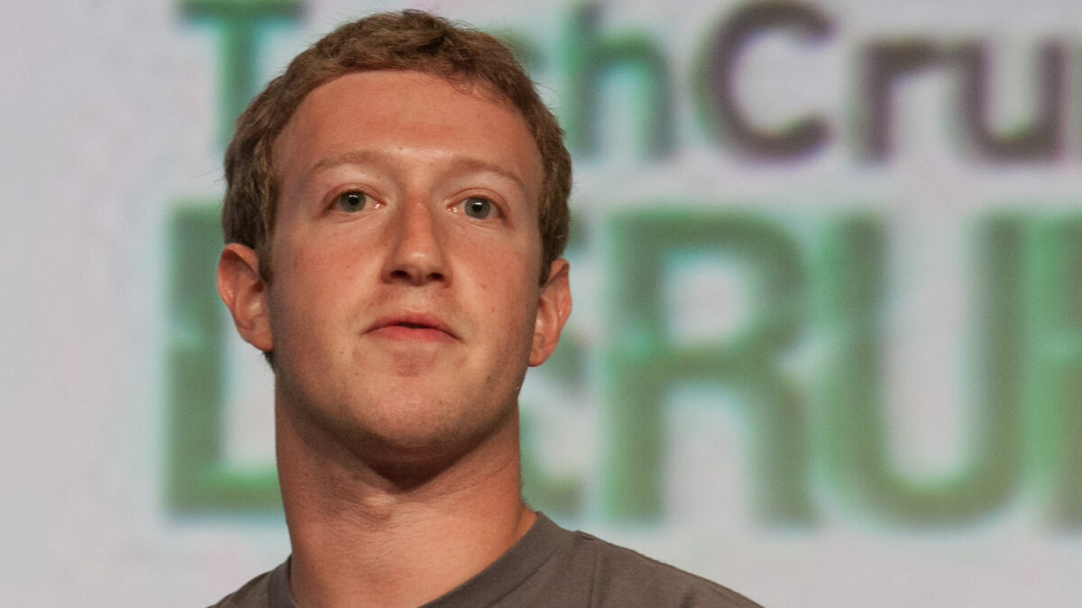 Facebook founder and CEO Mark Zuckerberg at a Tech conference.