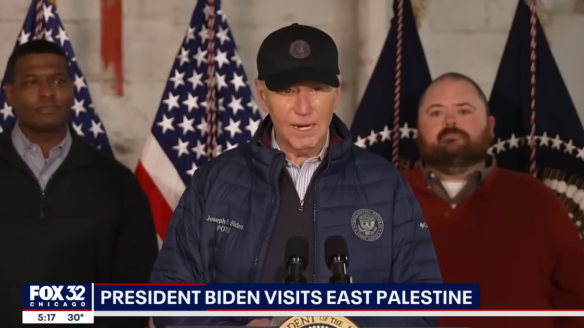 Biden in East Palestine
