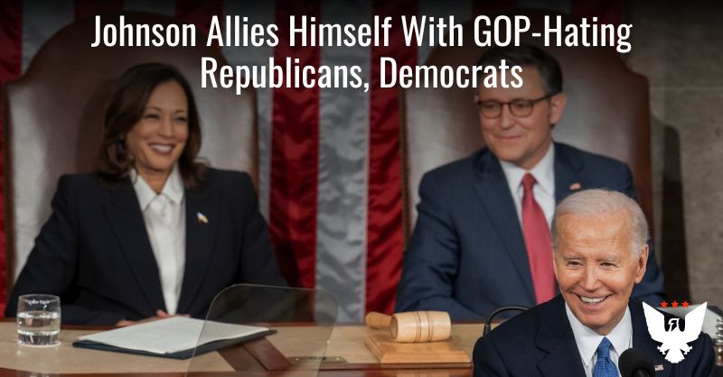 Johnson Allies Himself With GOP-Hating Republicans, Democrats - Vimarsana News