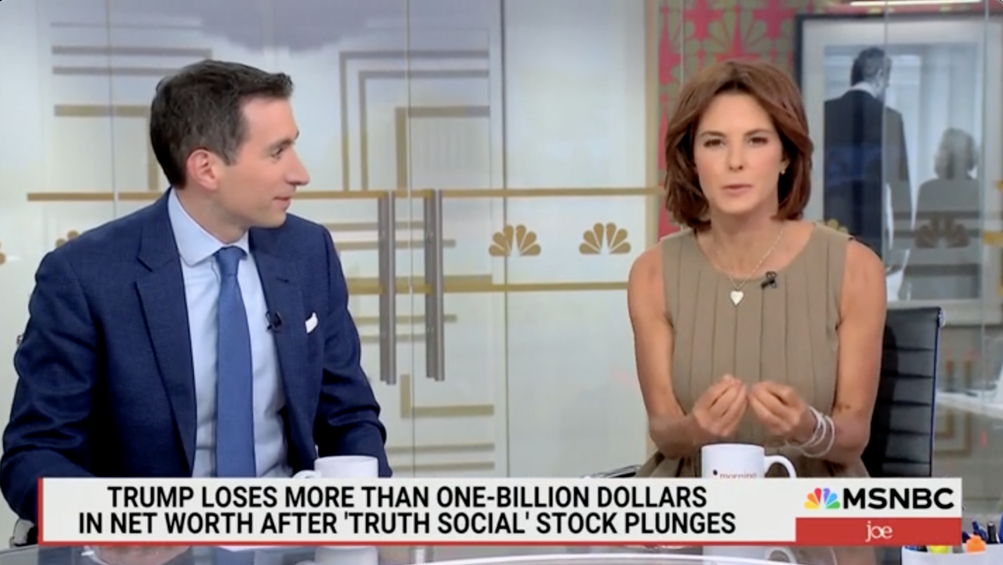 MSNBC panel proposes SEC launch legal battle against Trump over Truth Social stock surge