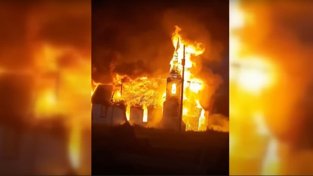 Canada church burning