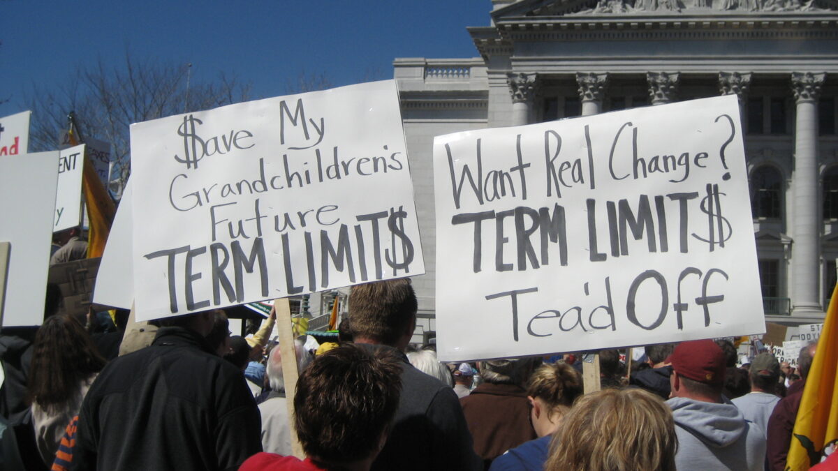 term limits protest signs