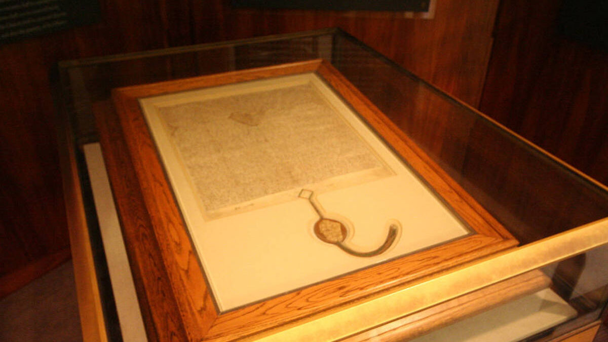 The Magna Carta.