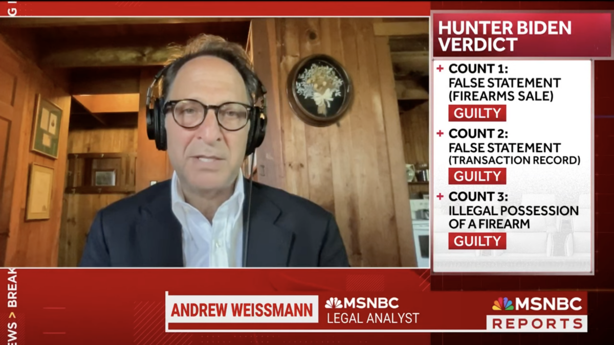 MSNBC analyst Andrew Weissmann