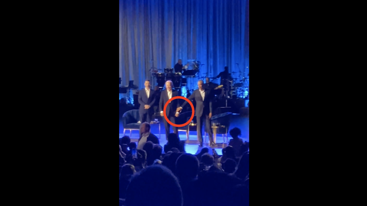White House Shamelessly Claims Video Of Biden Clearly Freezing Up Onstage Is Fake