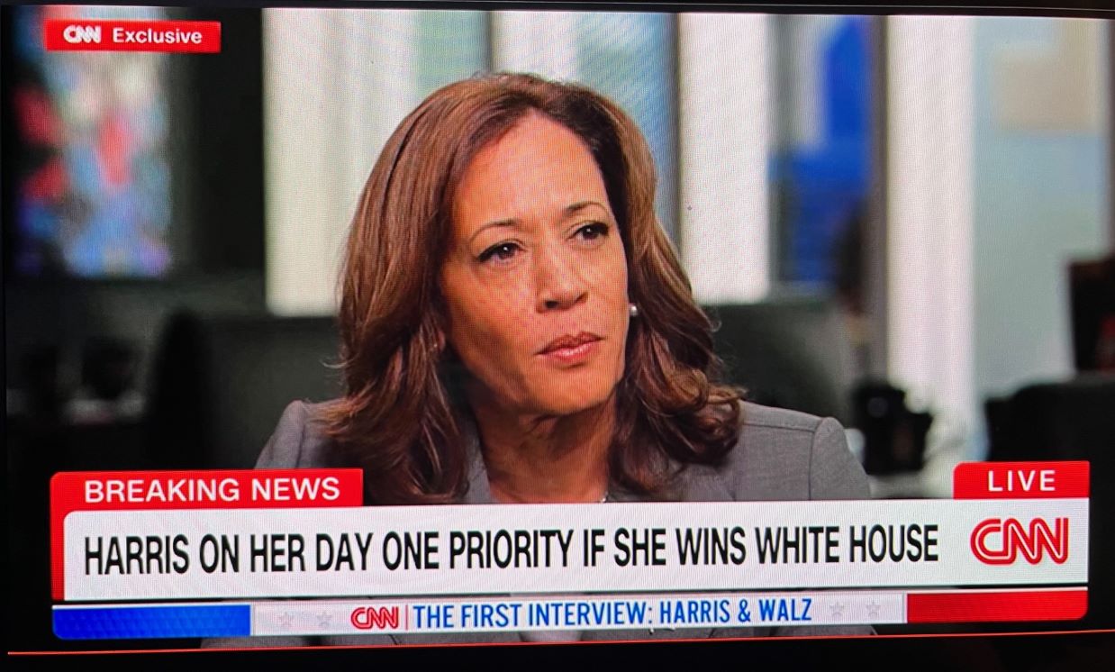 CNN Didn’t Interview Kamala Harris, It Swaddled Her In A Security Blanket