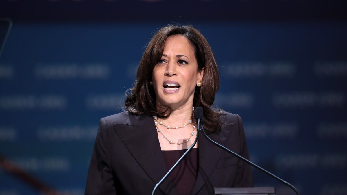 Kamala Harris speaking