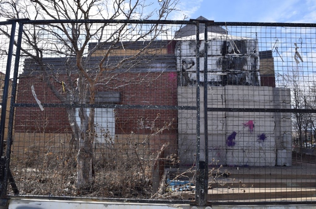 In May 2024, the Lake Street Minneapolis Police station that was destroyed by rioters in 2020 is still vacant. . 