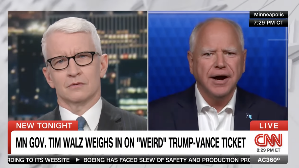 Tim Walz on CNN