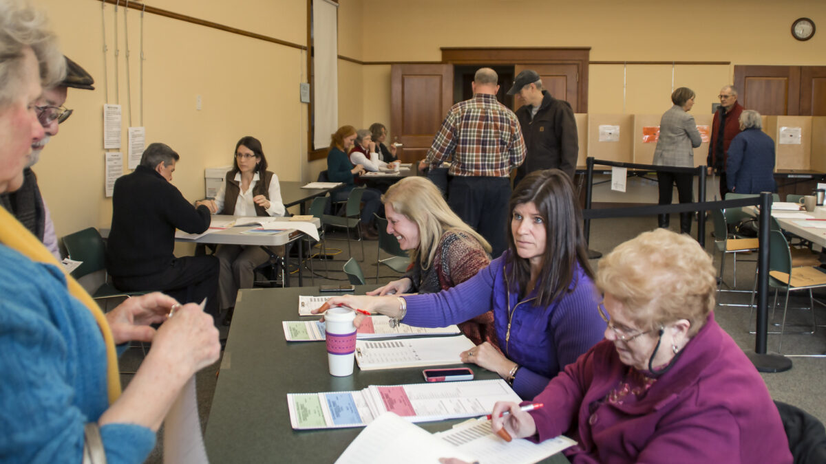 Poll workers