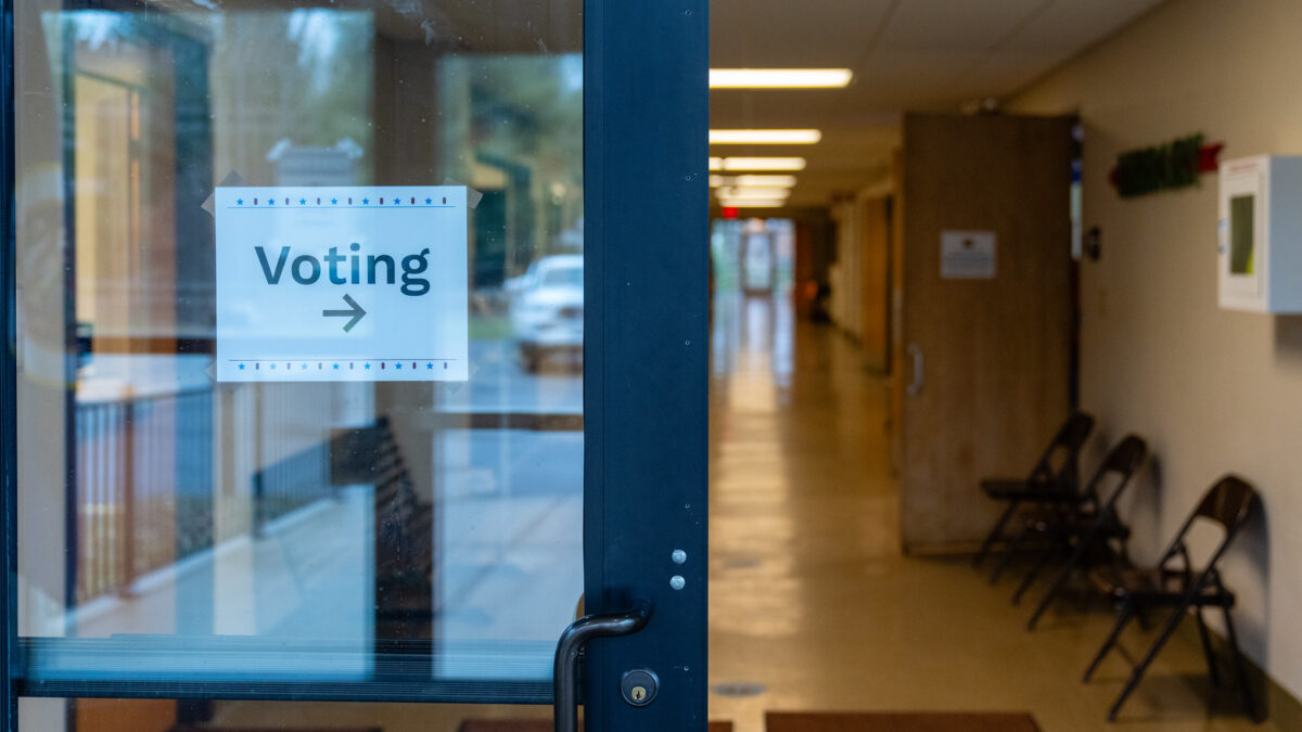 Voting sign