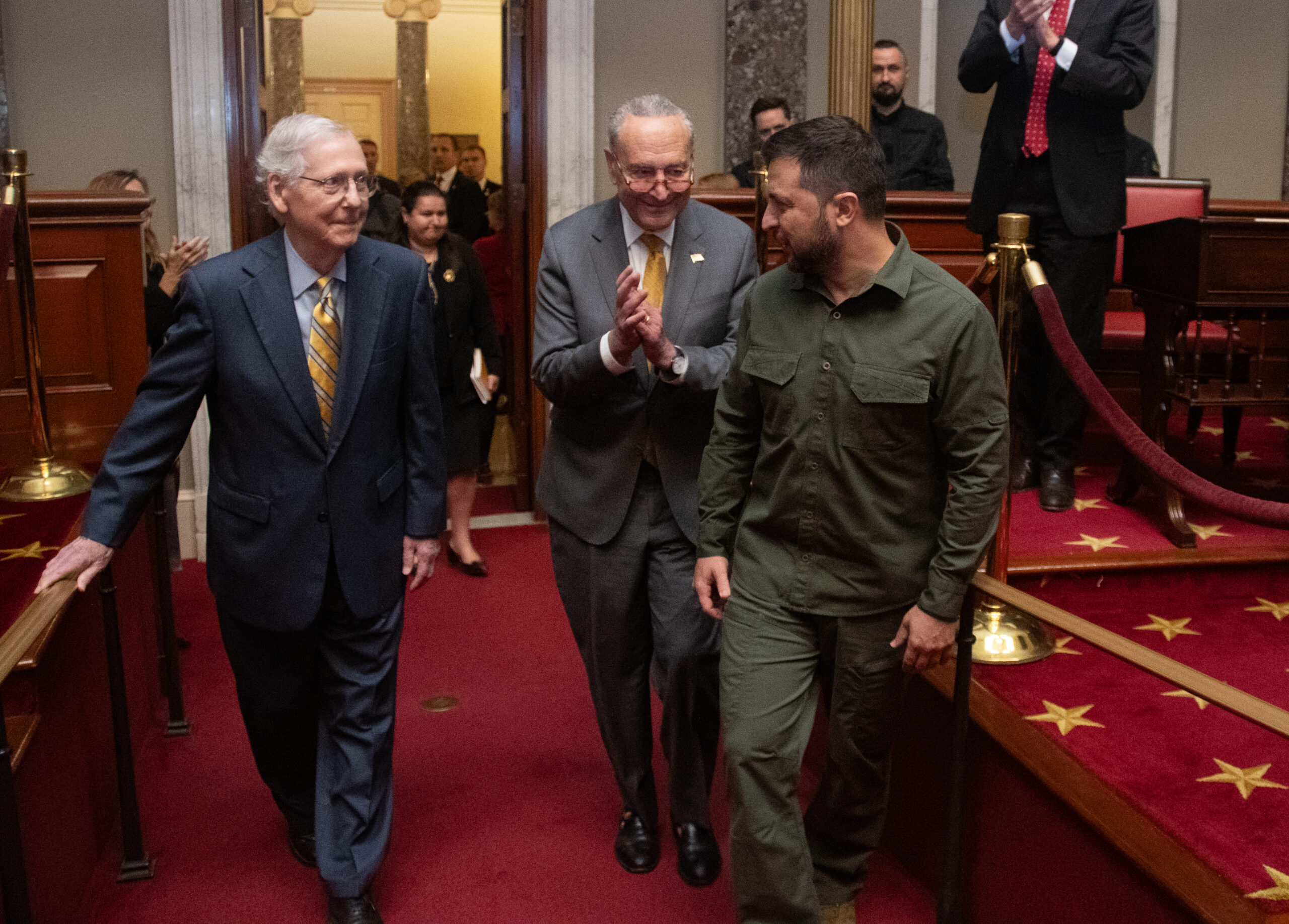 After Zelensky Trashed Trump In Pennsylvania, McConnell Rewarded Him With Photo-Op