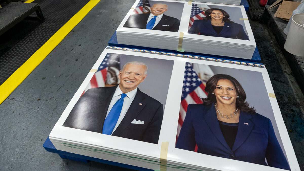 President Joe Biden and Vice President Kamala Harris’ official portraits