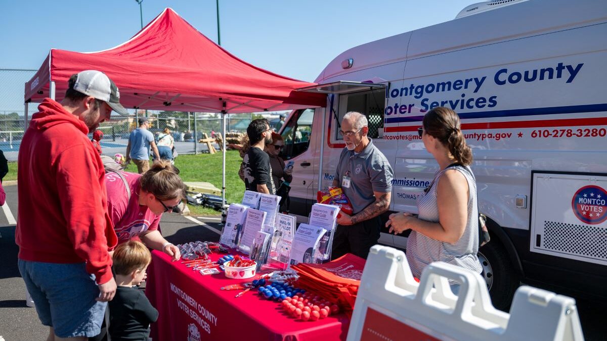 County voting van