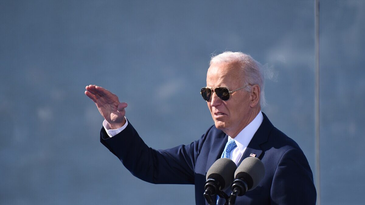 Biden speaking at an event.