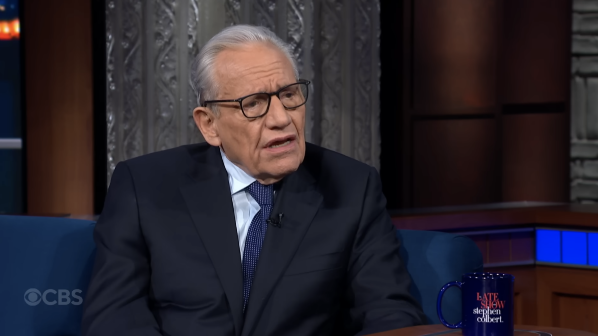 bob woodward on The Late Show with Stephen Colbert