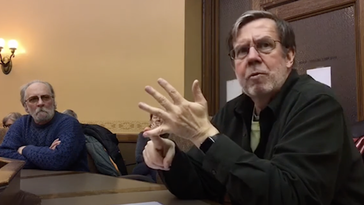 Former Wisconsin elections administrator Kevin Kennedy speaks at a 2016 event.