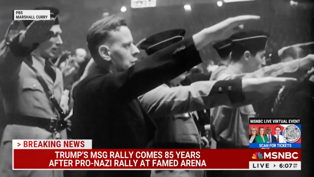 1939 Madison Square Garden Rally on MSNBC