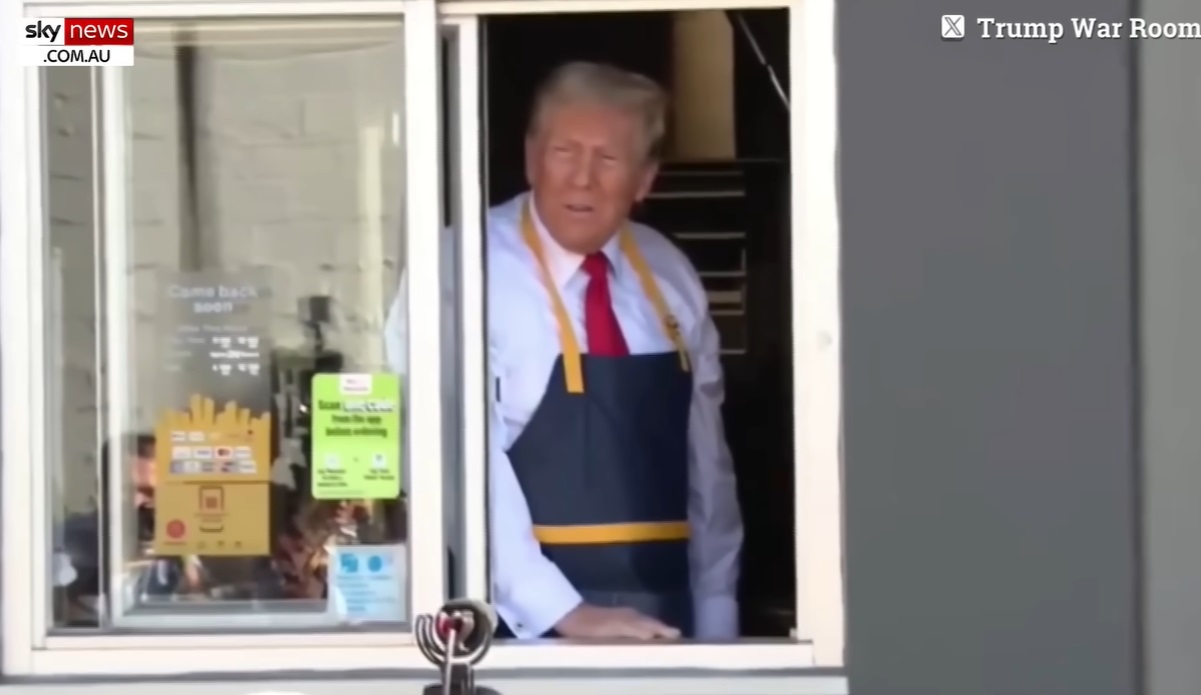 The Press Can’t Handle Trump’s Brilliant Display Of Retail Politics At McDonald’s Drive-Through