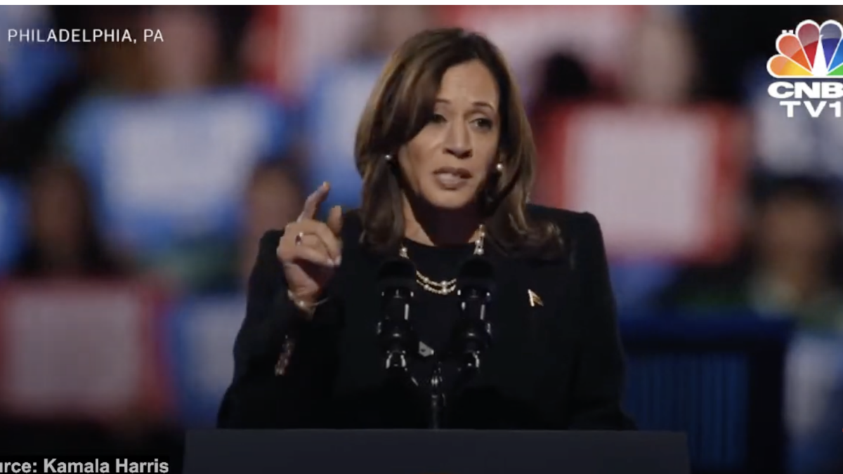 Vice President Kamala Harris speaks at final campaign rally in Philadelphia.