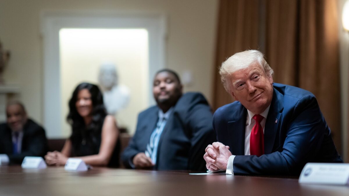 Trump at roundtable on race relations