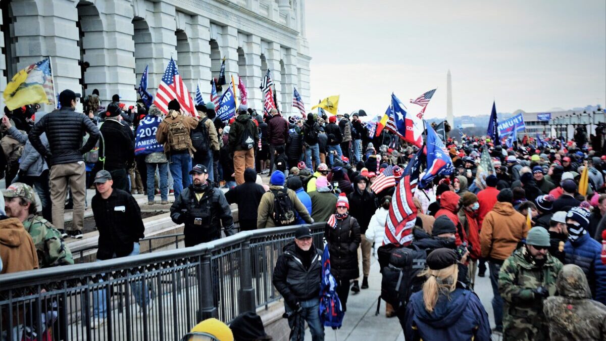 Crowd on Jan. 6