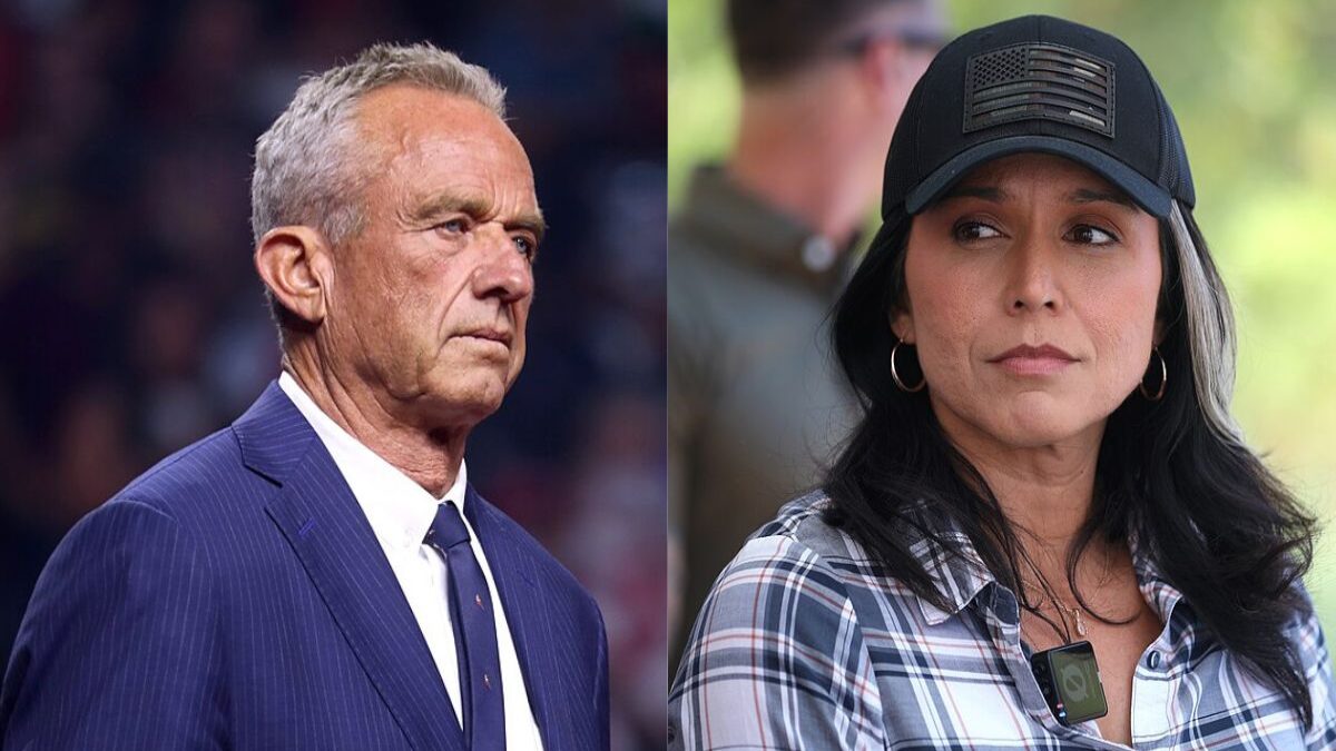 RFK Jr. and Tulsi Gabbard at events.