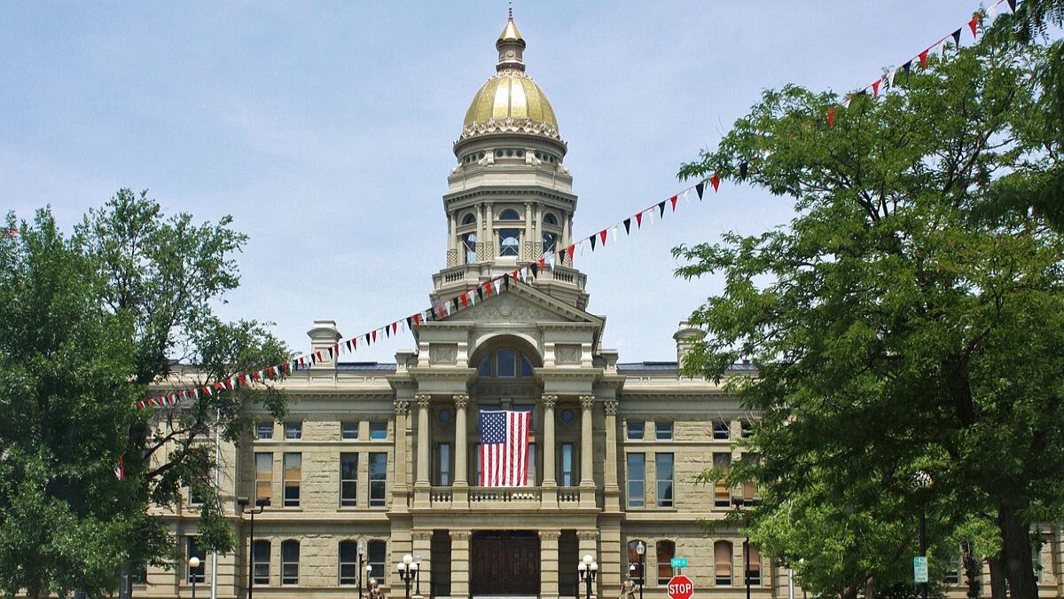 Wyoming State Capitol building.