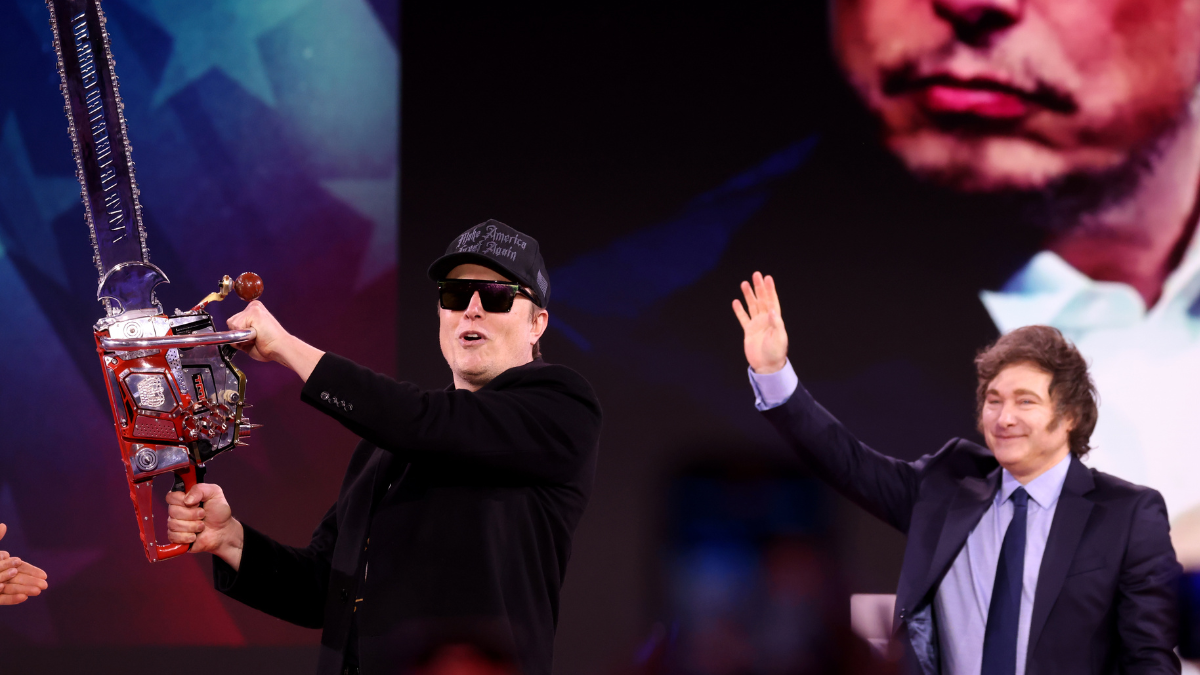 Elon Musk and Javier Milei DOGE at CPAC