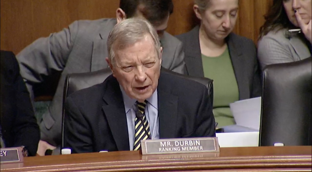 Durbin Invokes SCOTUS Ruling That Upheld Japanese Internment