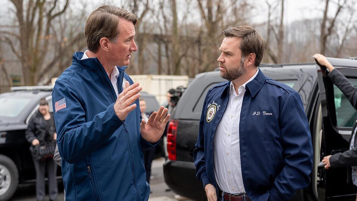 Glenn Youngkin meeting JD Vance.