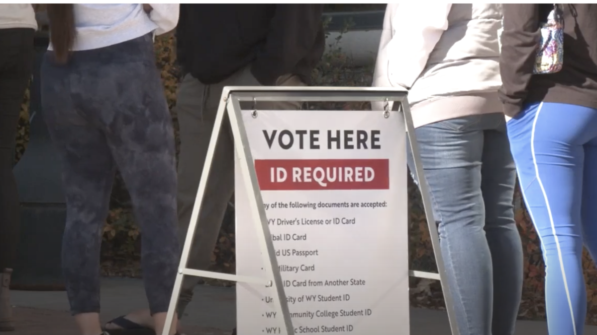 Wyoming voters preparing to vote in the 2024 election.