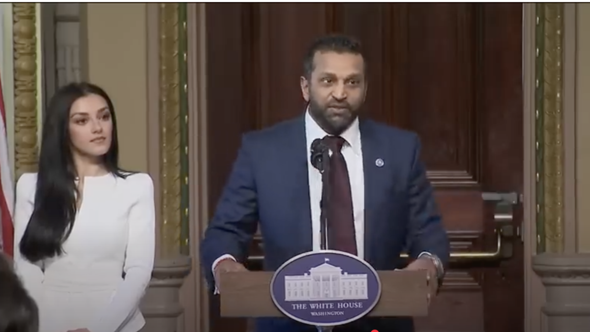 New FBI Director Kash Patel address White House gathering after being sworn in.