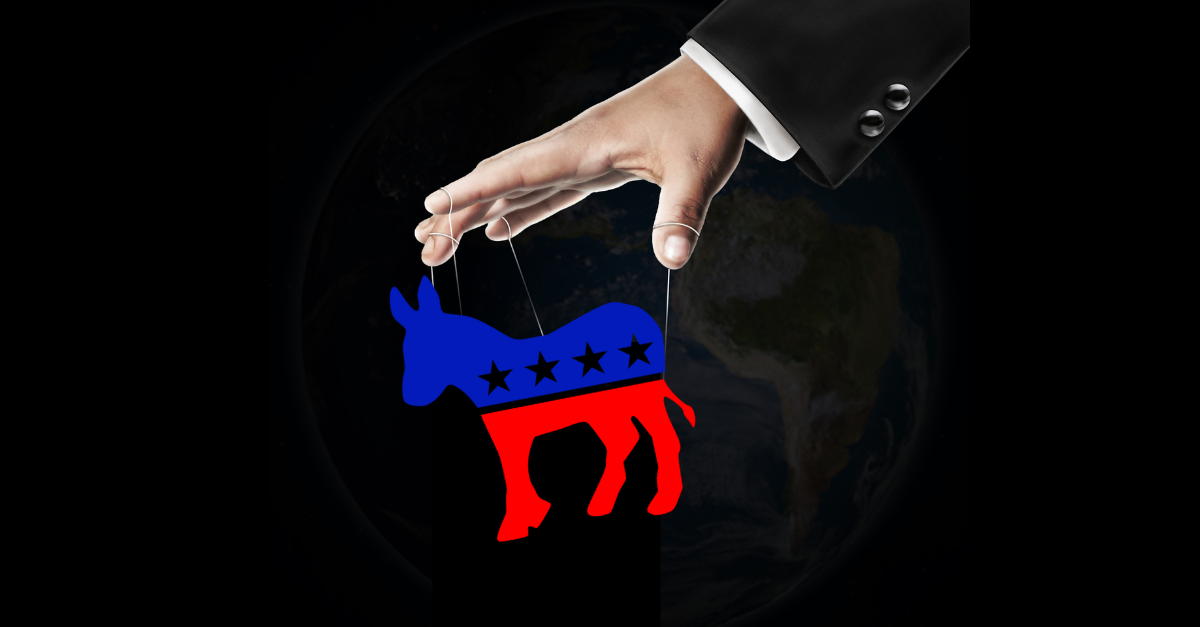 Democrat hand