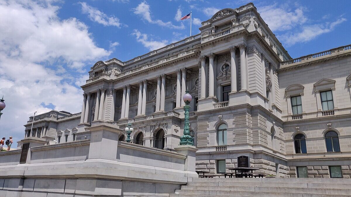 Library of Congress building in DC.