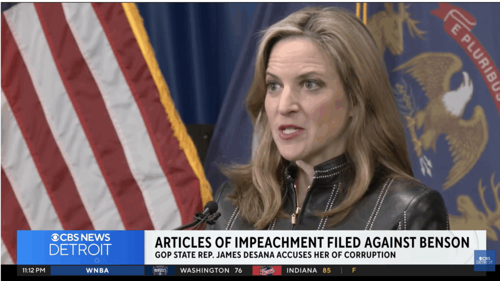 Exclusive: Lawsuit Claims Leftist Benson Is Breaking Michigan Election Law