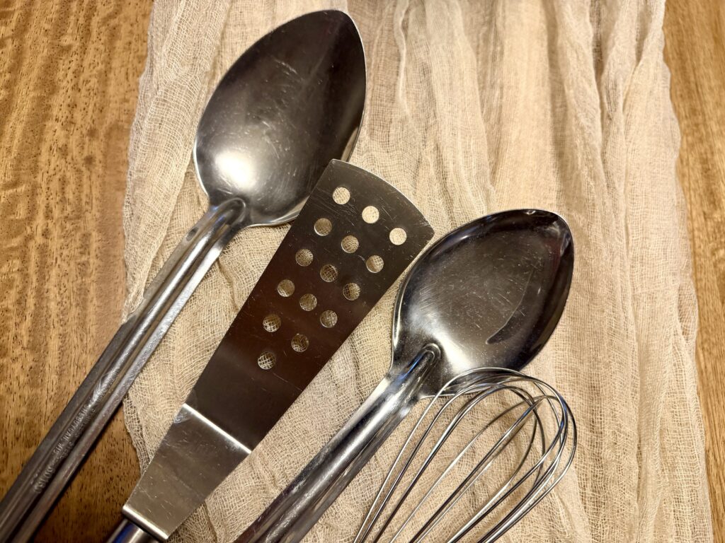 stainless steel utensils