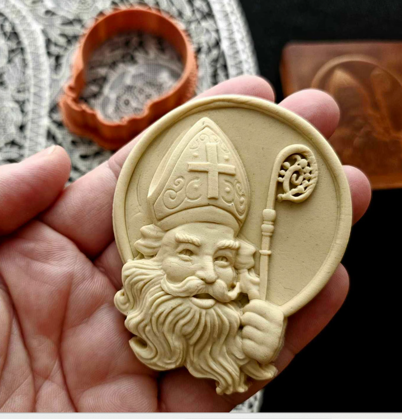 st. Nick cookie mold