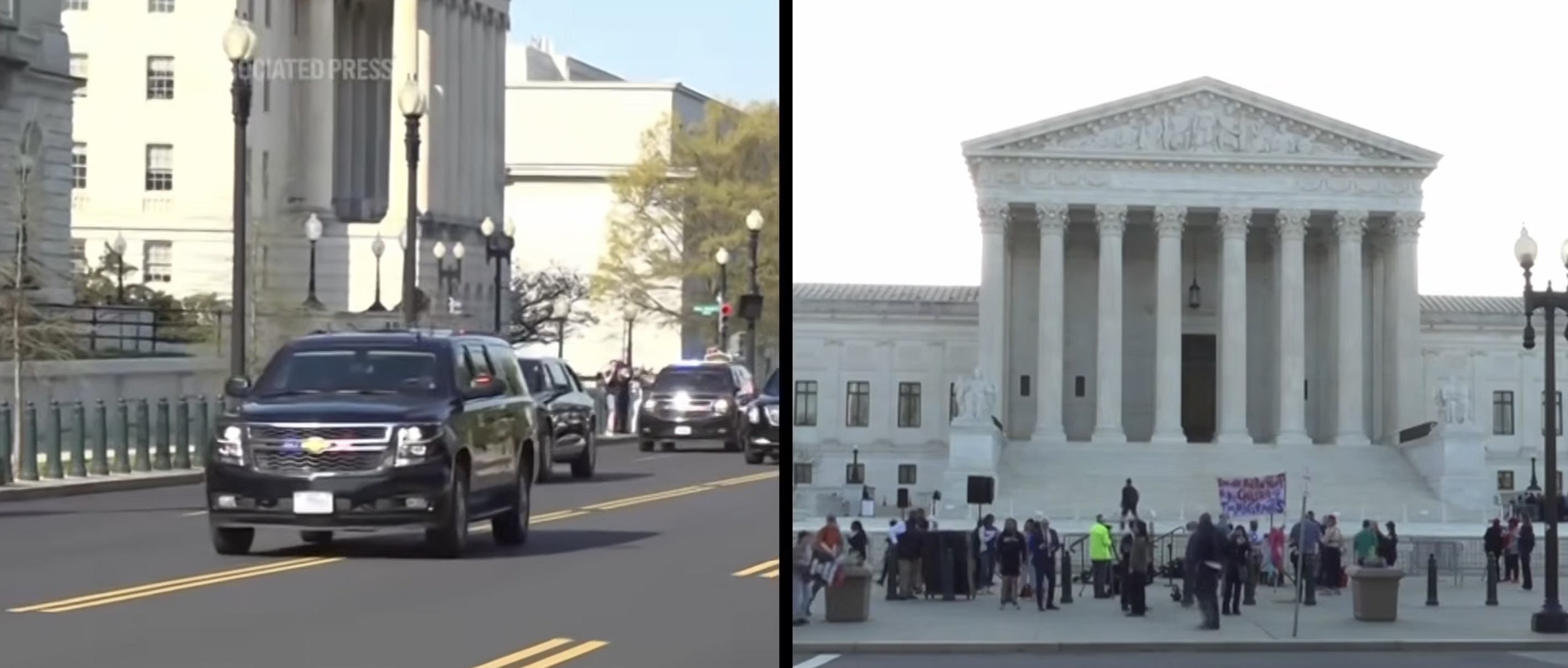Media Suck Their Widdle Thumbs Over Trump ‘Intimidation’ At SCOTUS