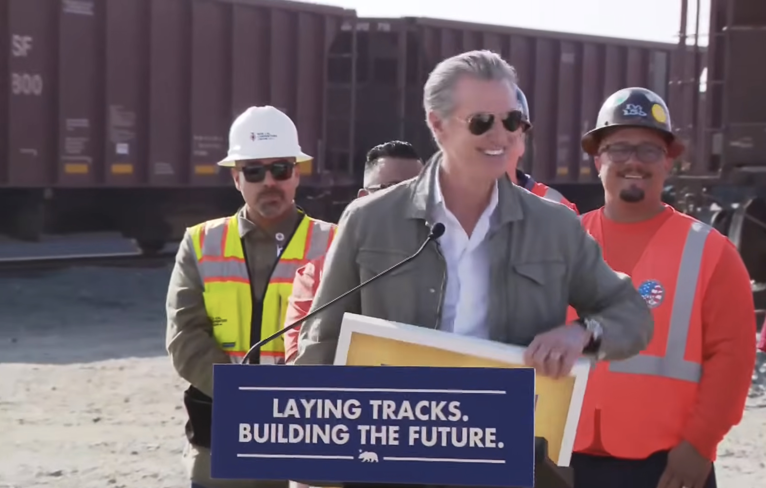 Gavin Newsom Finds A Grain Of Sand And Declares That He Personally Built A Stunning New Beach