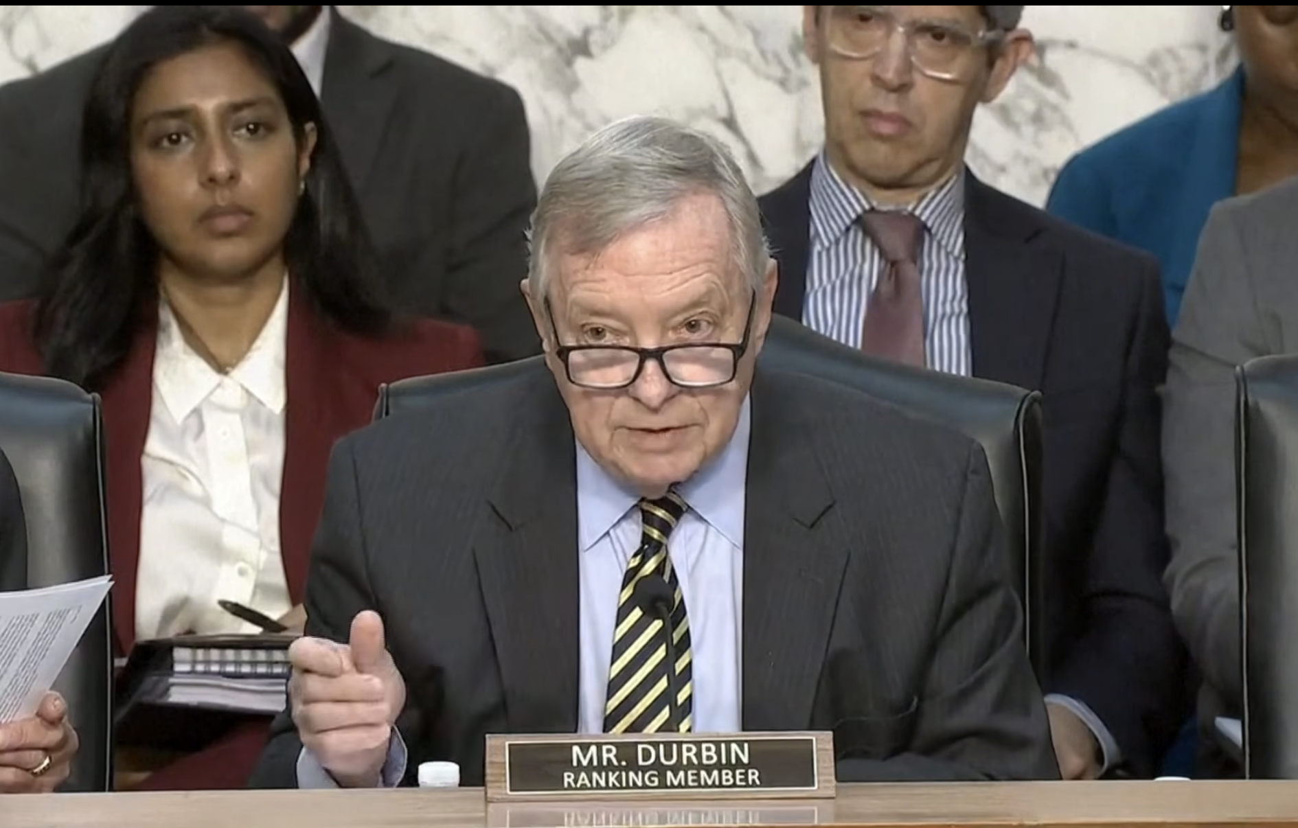Durbin Says Left-Wing Assassination Attempts Against SCOTUS Are Actually Todd Blanche’s Fault