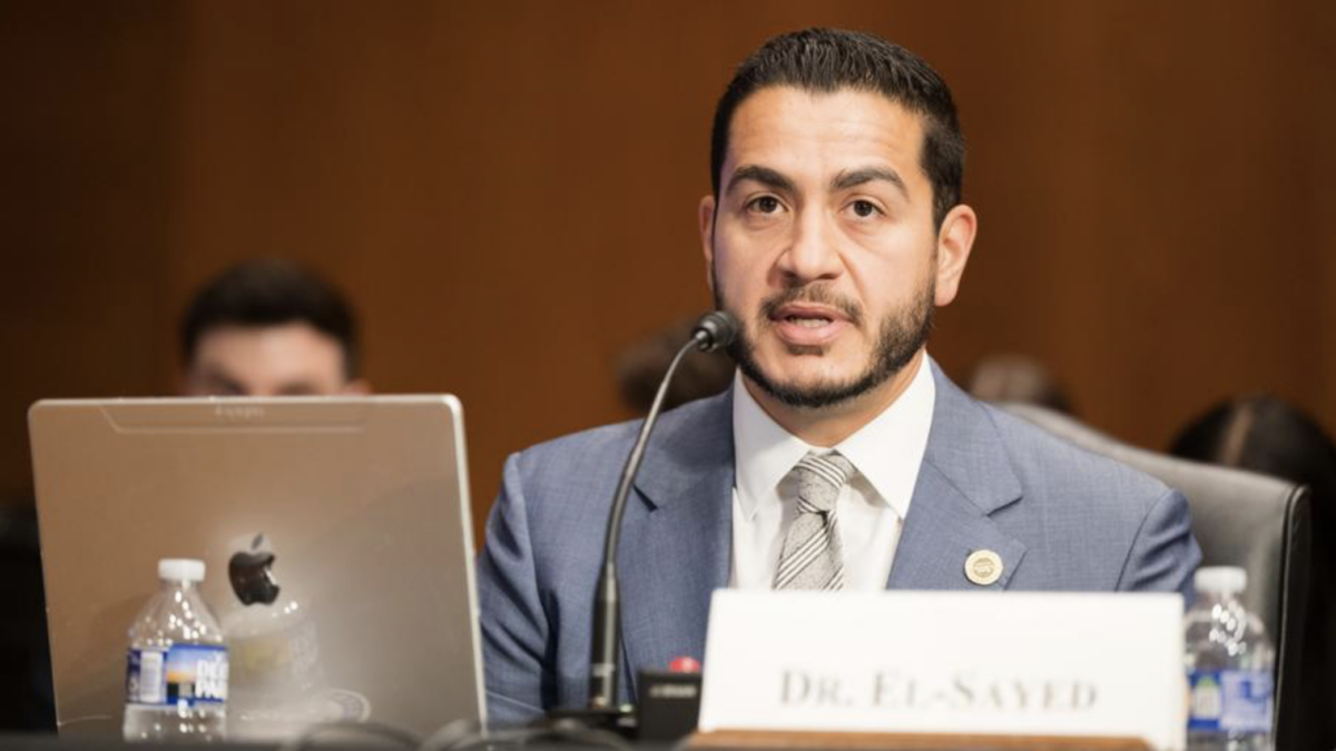 El-Sayed Wants To Make You Use Government Health Care That His Wife’s Practice Won’t Accept